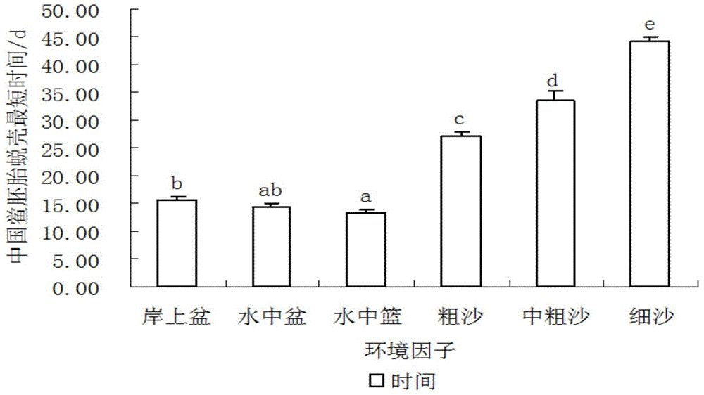 Method for accelerating artificial breeding speed of horseshoe crabs of China