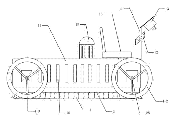 Bridge detecting robot based on negative-pressure absorption