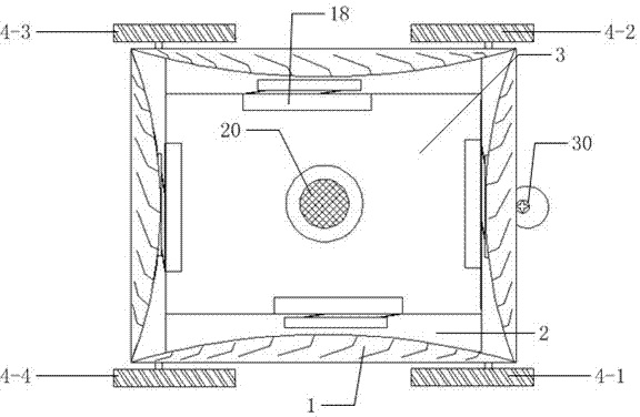 Bridge detecting robot based on negative-pressure absorption