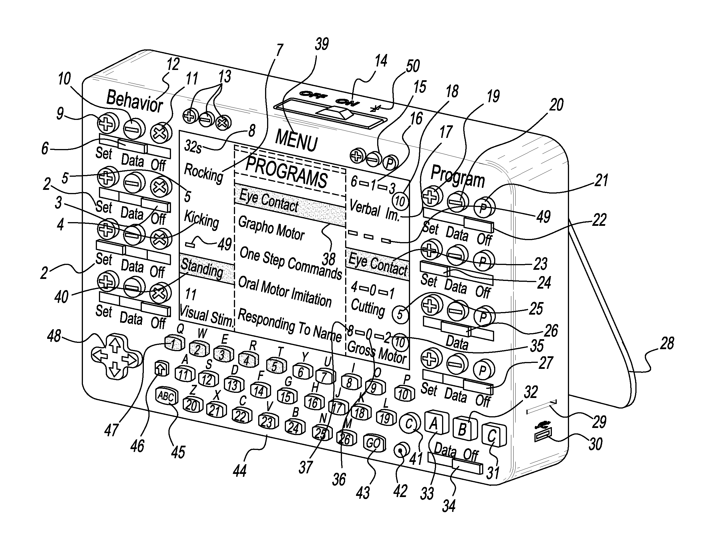 Multi-event time and data tracking device (for behavior analysis)