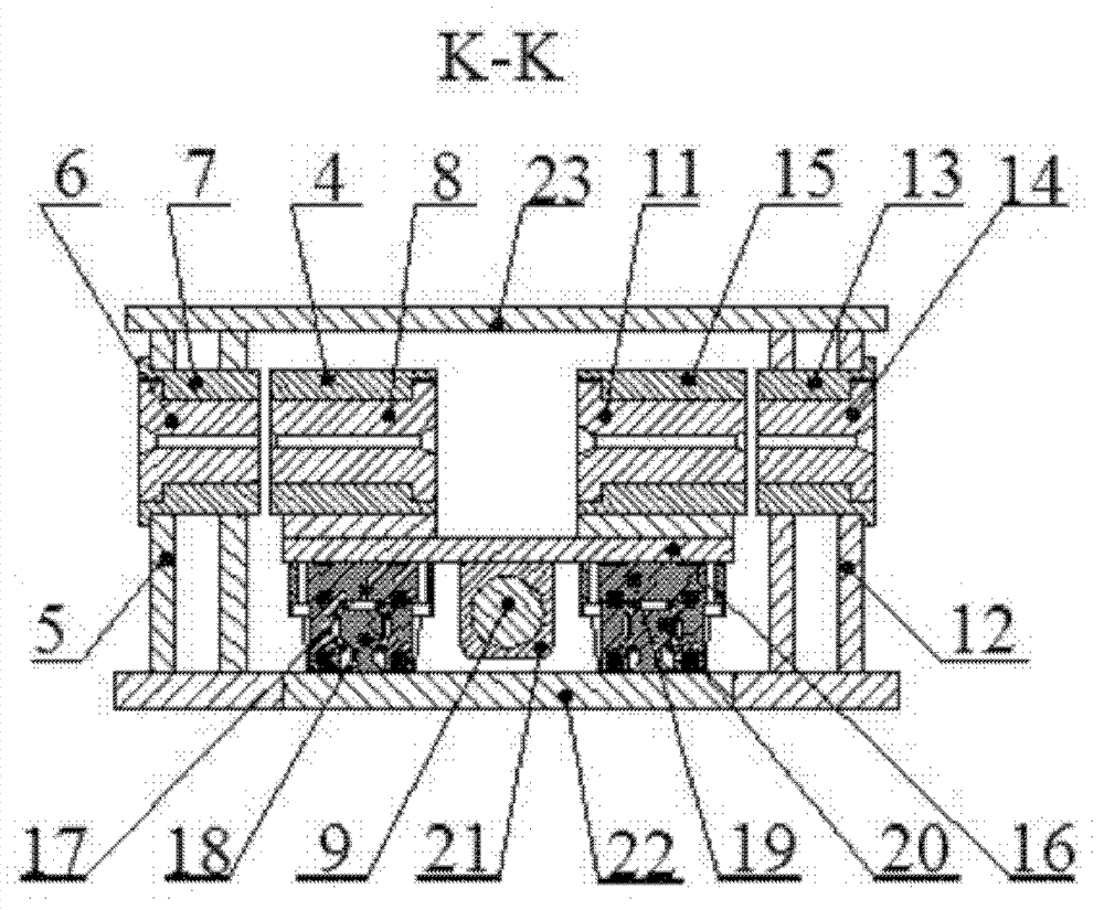 Single screw rod type blanking machine driven by alternating-current servo motor and asynchronous motor in hybrid way