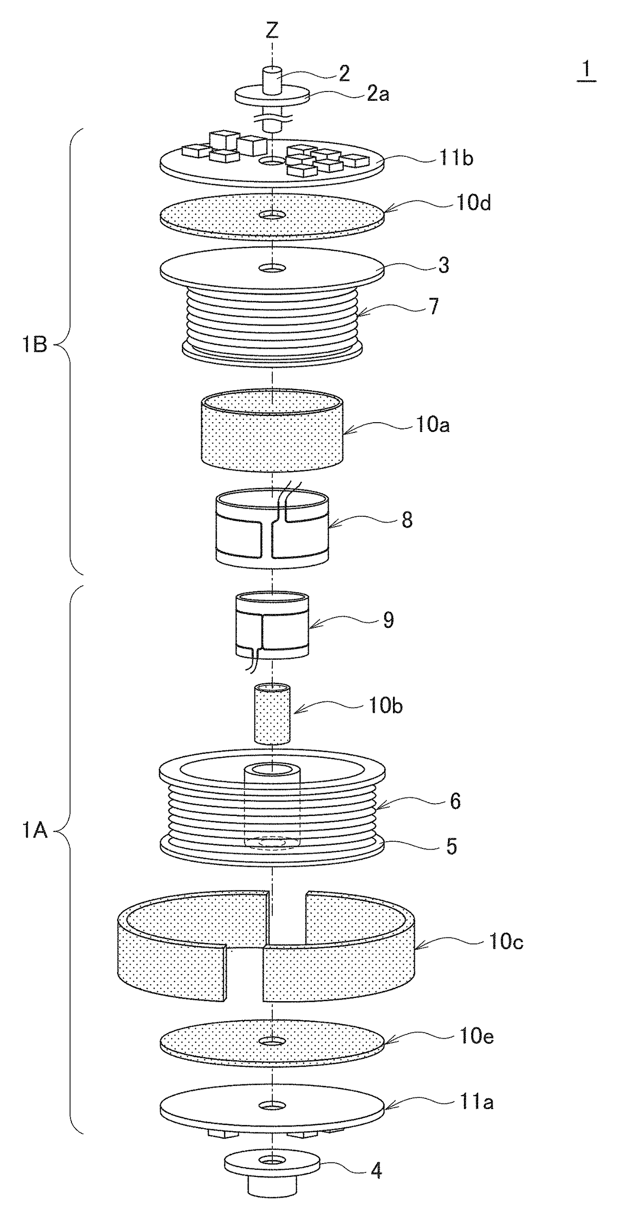 Rotary type magnetic coupling device