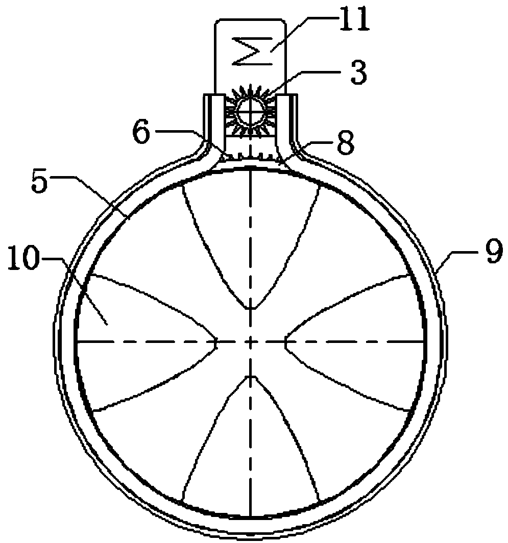 Externally driven marine propulsion system