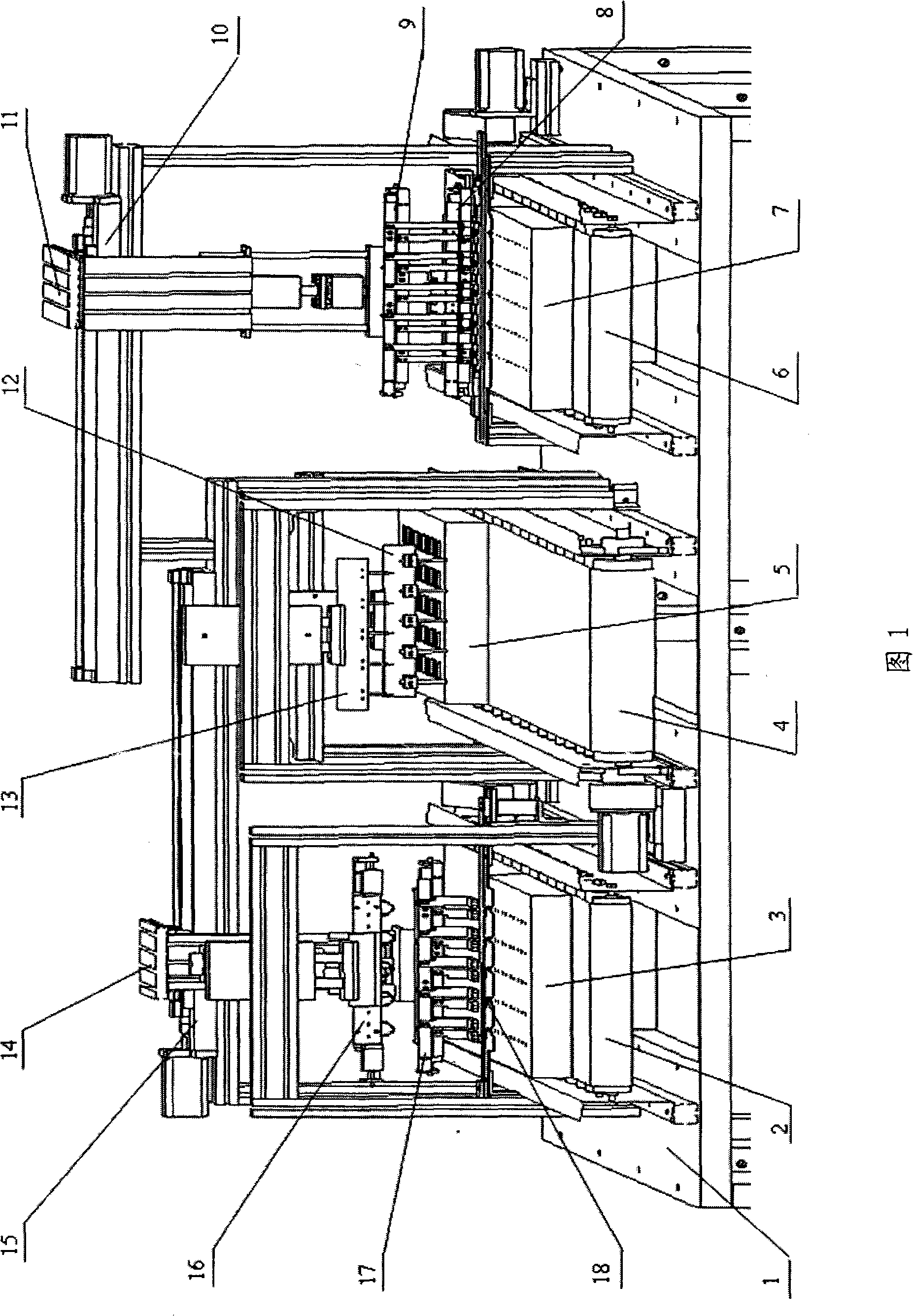 Device for full-automatically grafting fruits and vegetables of Cucurbitaceae