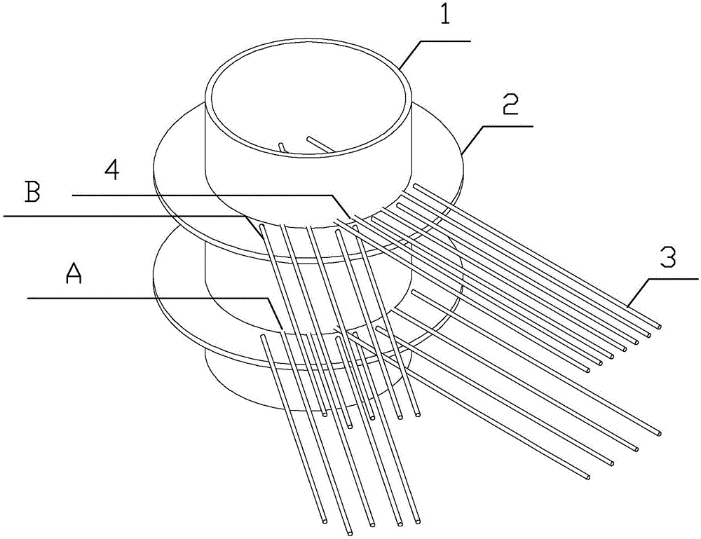 Construction method of beam longitudinal bar anchorage for stiffened steel structural column-beam column joints