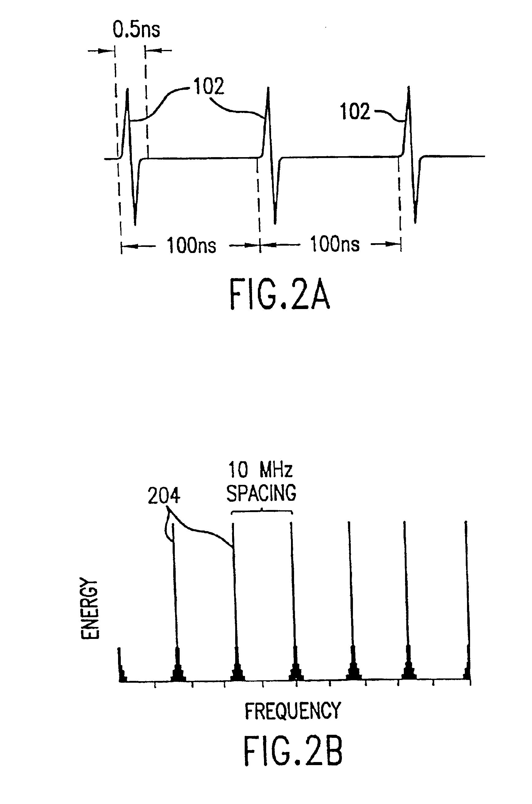 Method and system for reducing potential interference in an impulse radio