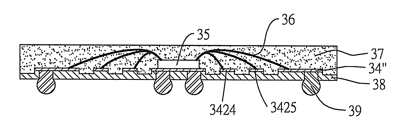 Semiconductor package having electrical connecting structures and fabrication method thereof