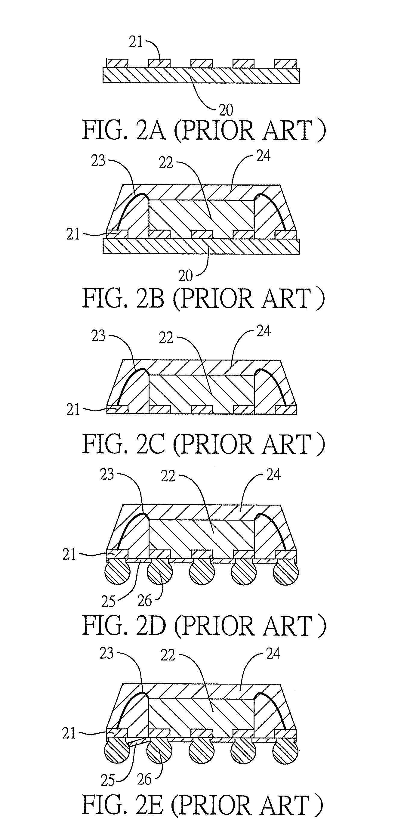 Semiconductor package having electrical connecting structures and fabrication method thereof