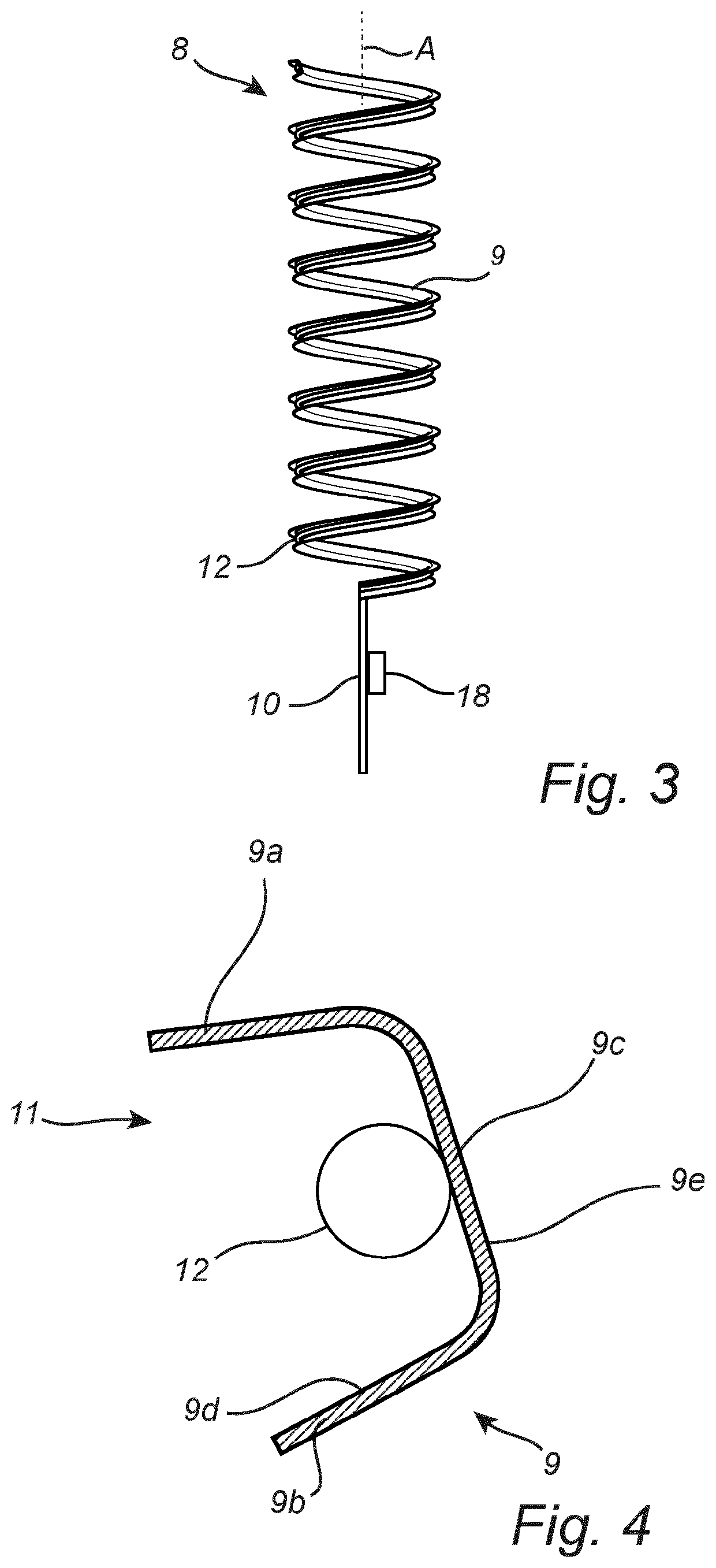 Lighting device comprising a light emitting filament