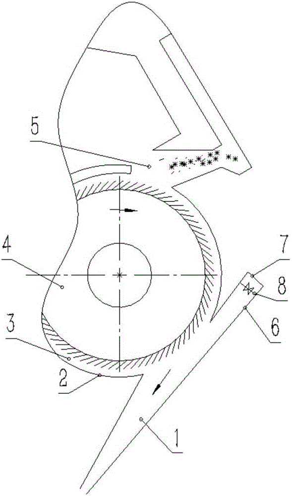 Rotor spinning unit capable of eliminating vortex