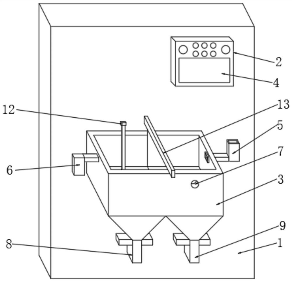 Automatic sampling water tank and use method thereof