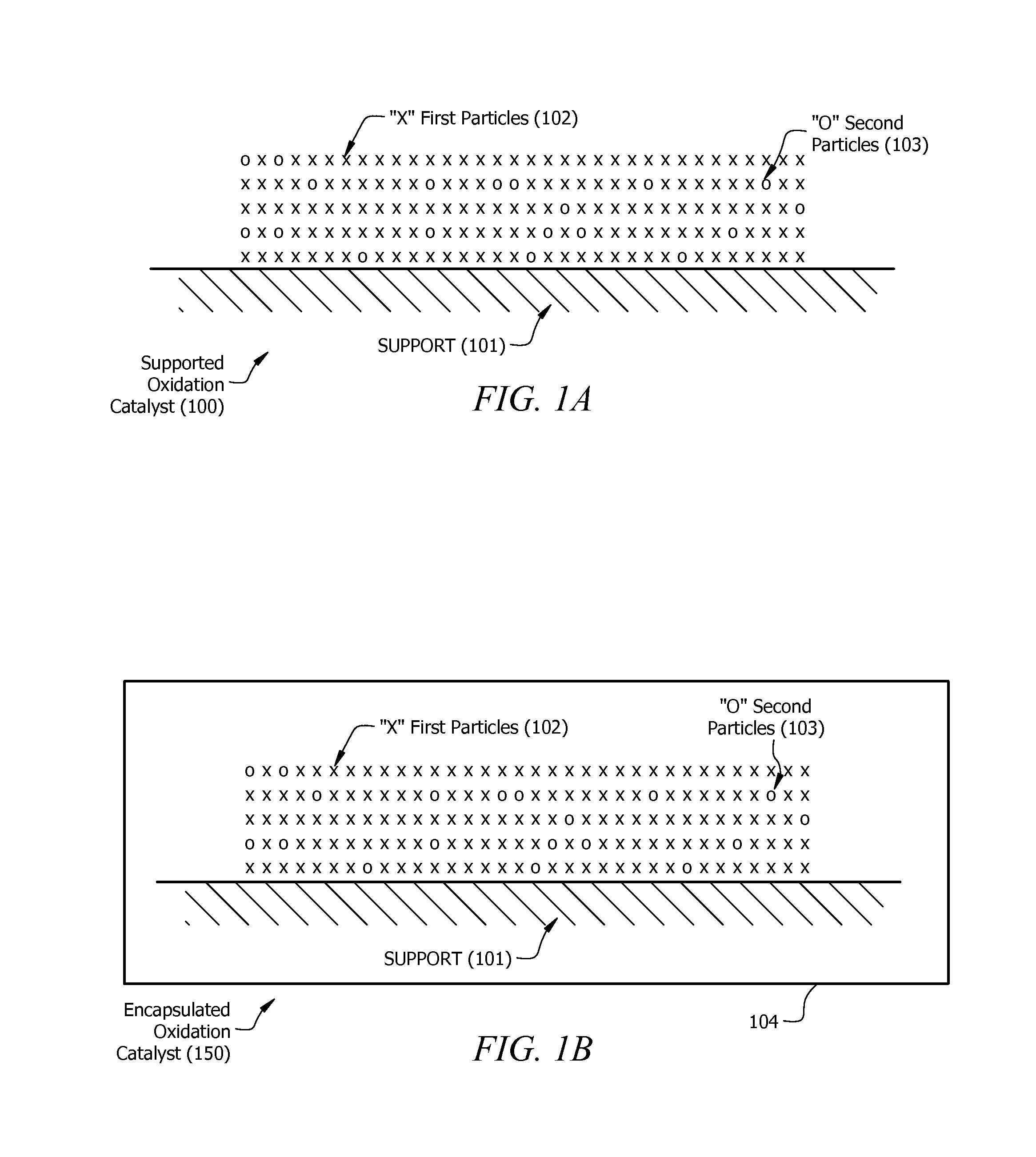 Method of forming supported doped palladium containing oxidation catalysts