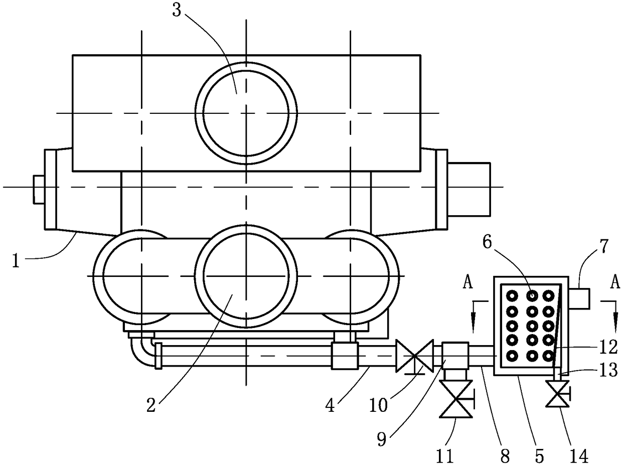 A water ring vacuum pump