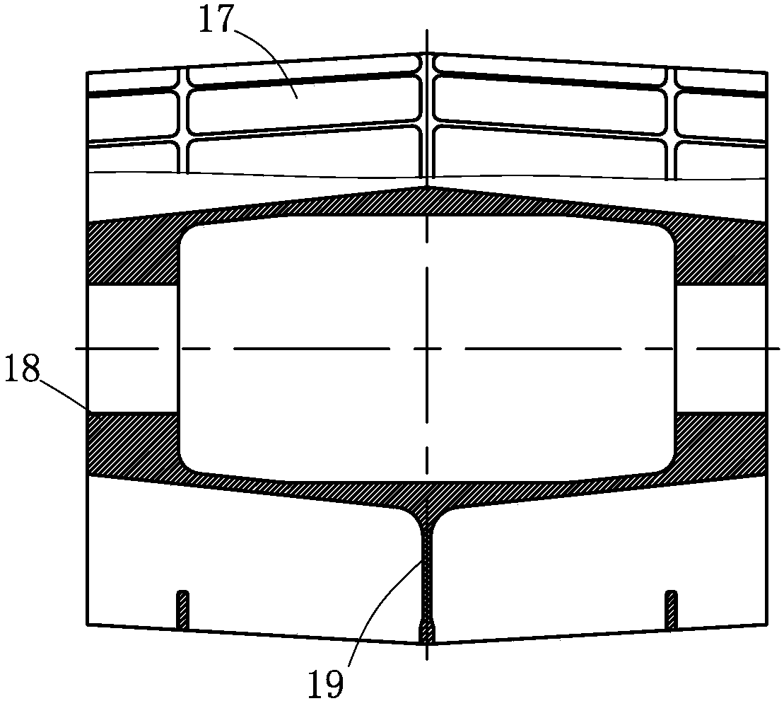 A water ring vacuum pump