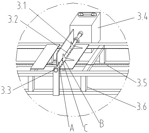 PTC thermistor ceramic aluminum spraying carrier plate turnover device and aluminum spraying equipment