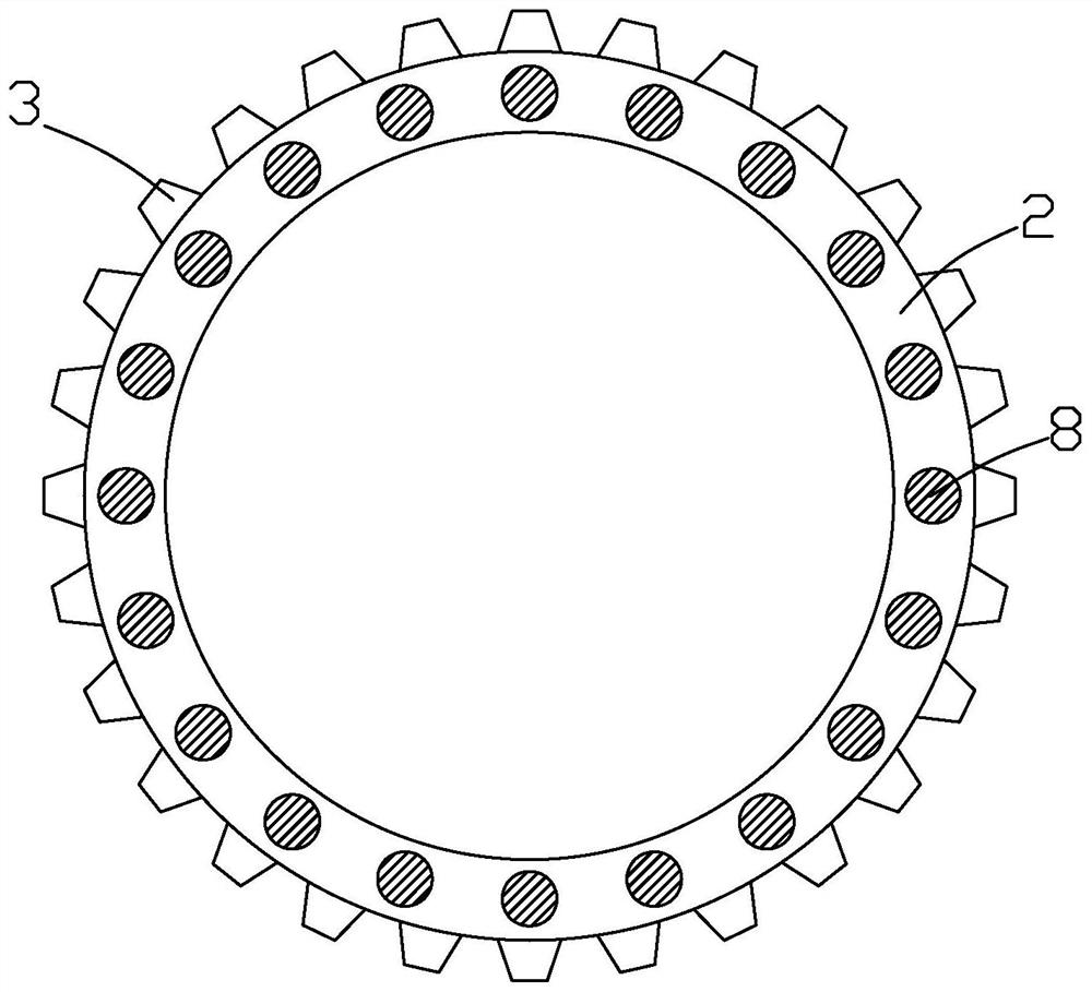 Flexible gear for harmonic reducer and manufacturing method therefor