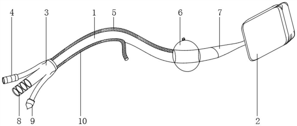 Urethral catheterization device for urinary surgery