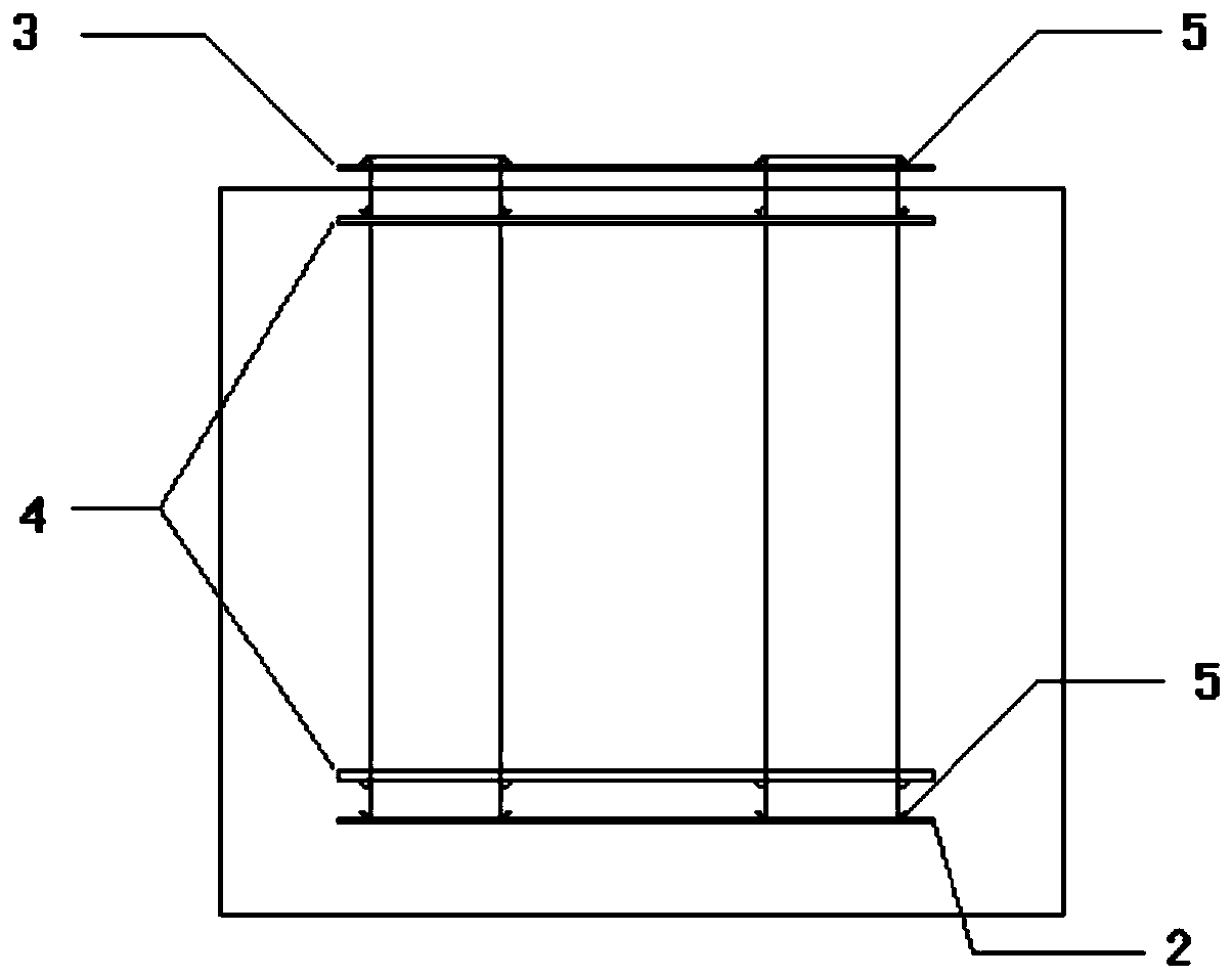 Support-free formwork for reserved bolt holes of roughing mill body and construction method