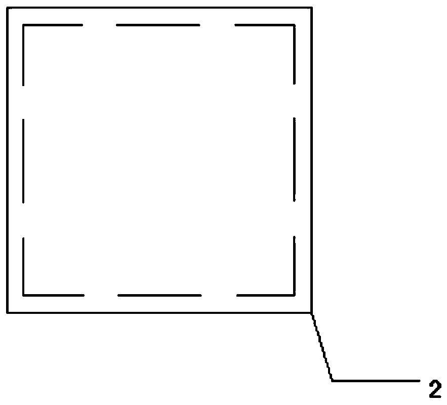 Support-free formwork for reserved bolt holes of roughing mill body and construction method