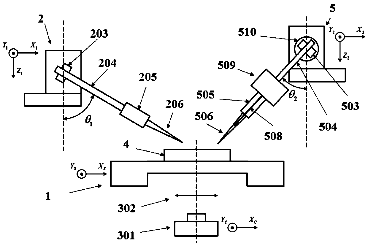 Single-cell extraction electrospray mass spectrometric analysis system and method