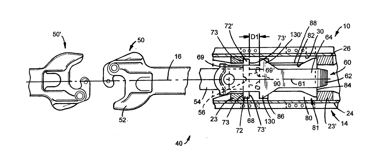 Railroad car coupling system