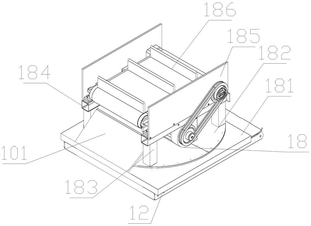 Steel plate waterstop lifting conveying device