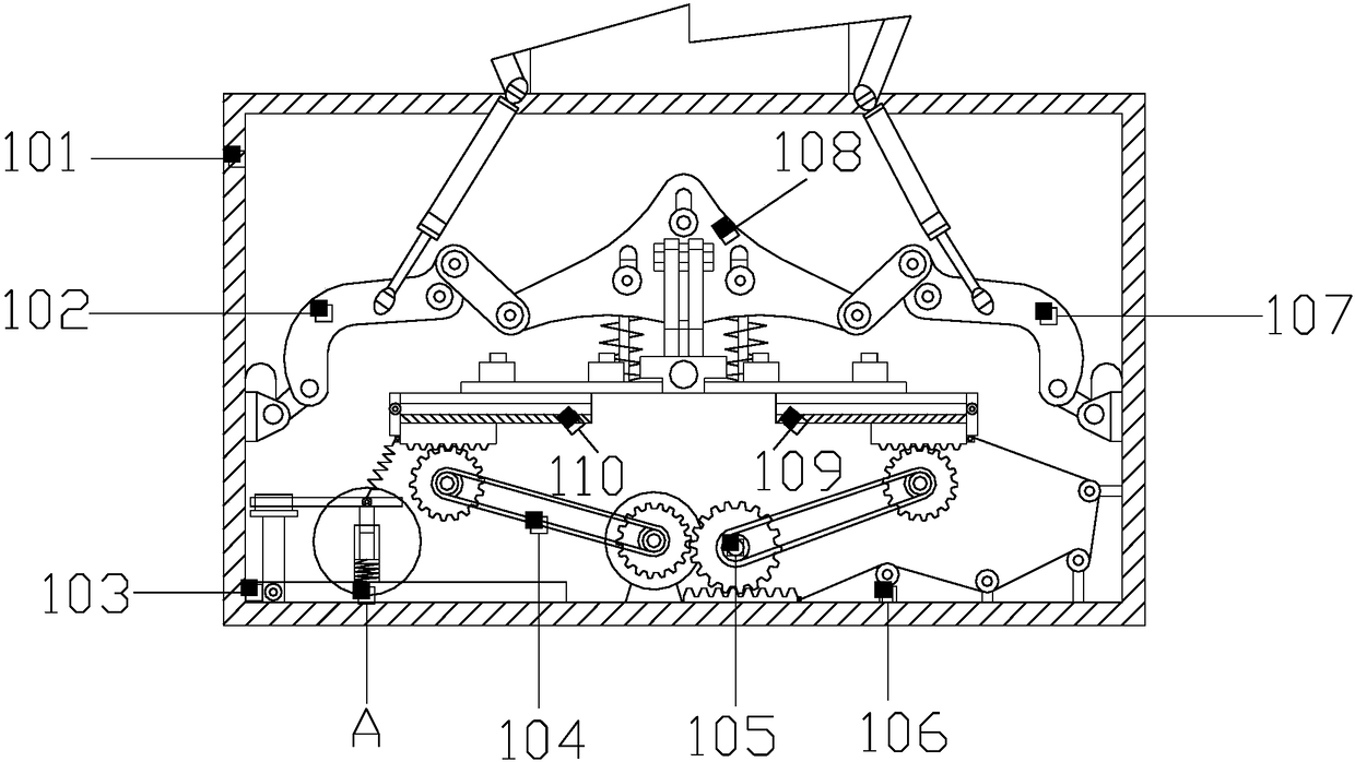 Novel high-altitude work platform with double masts