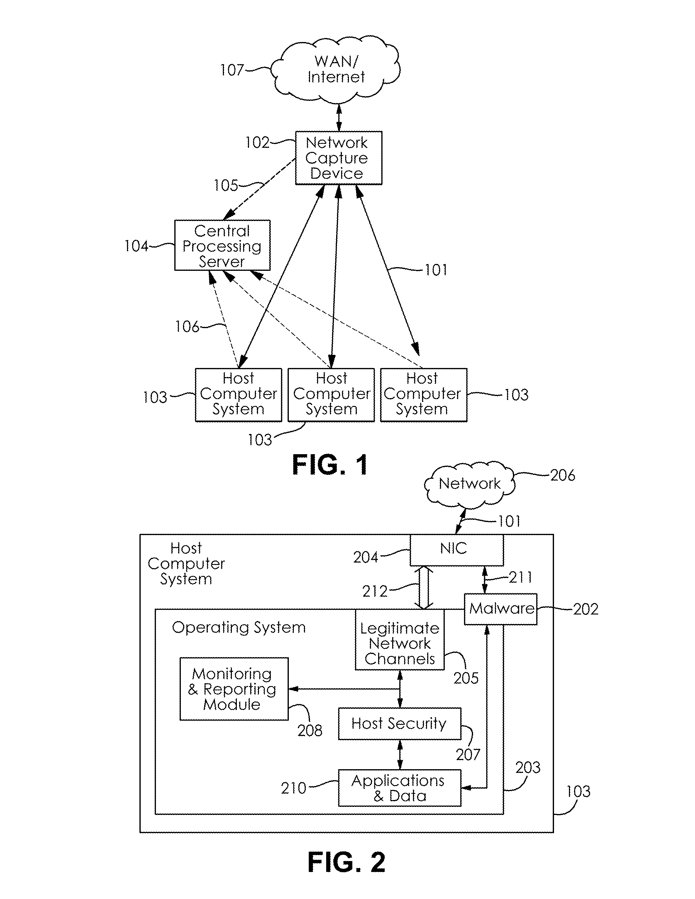 Identifying stealth packets in network communications through use of packet headers