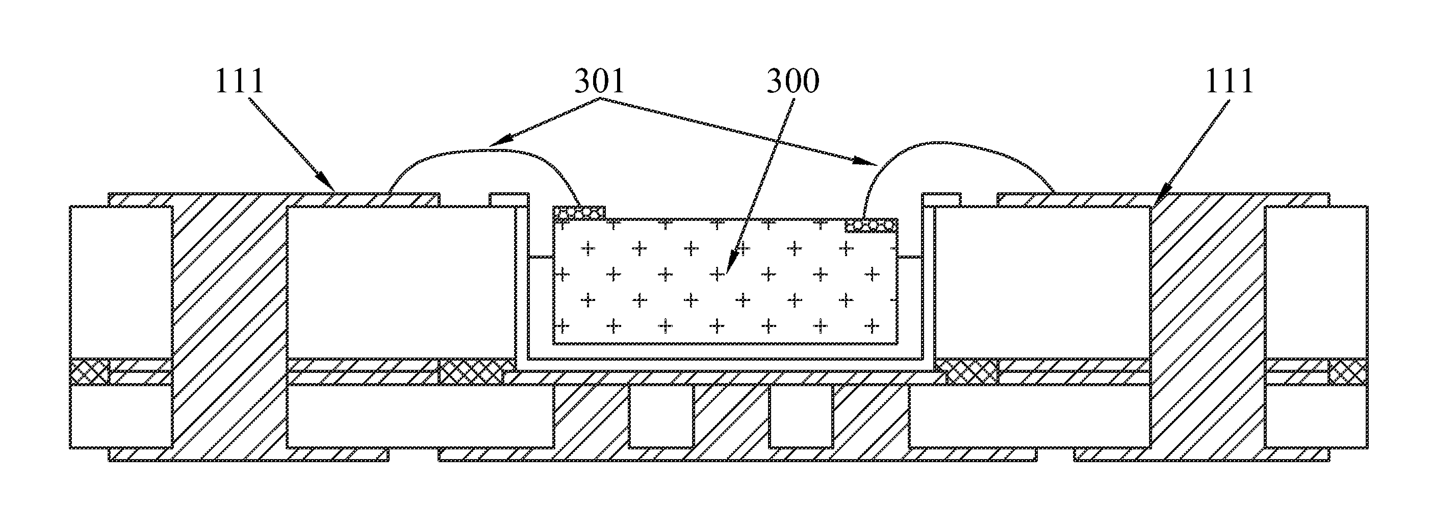 Substrate Structure of LED (light emitting diode) Packaging and Method of the same