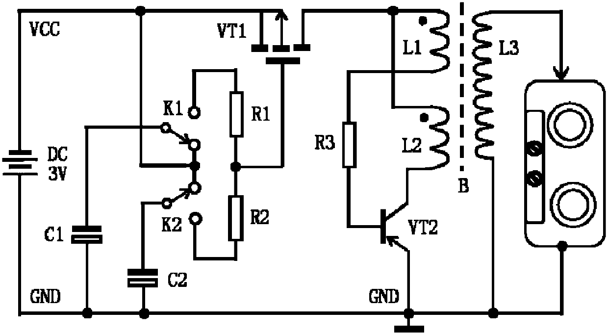 Electronic ignition device of gas stove