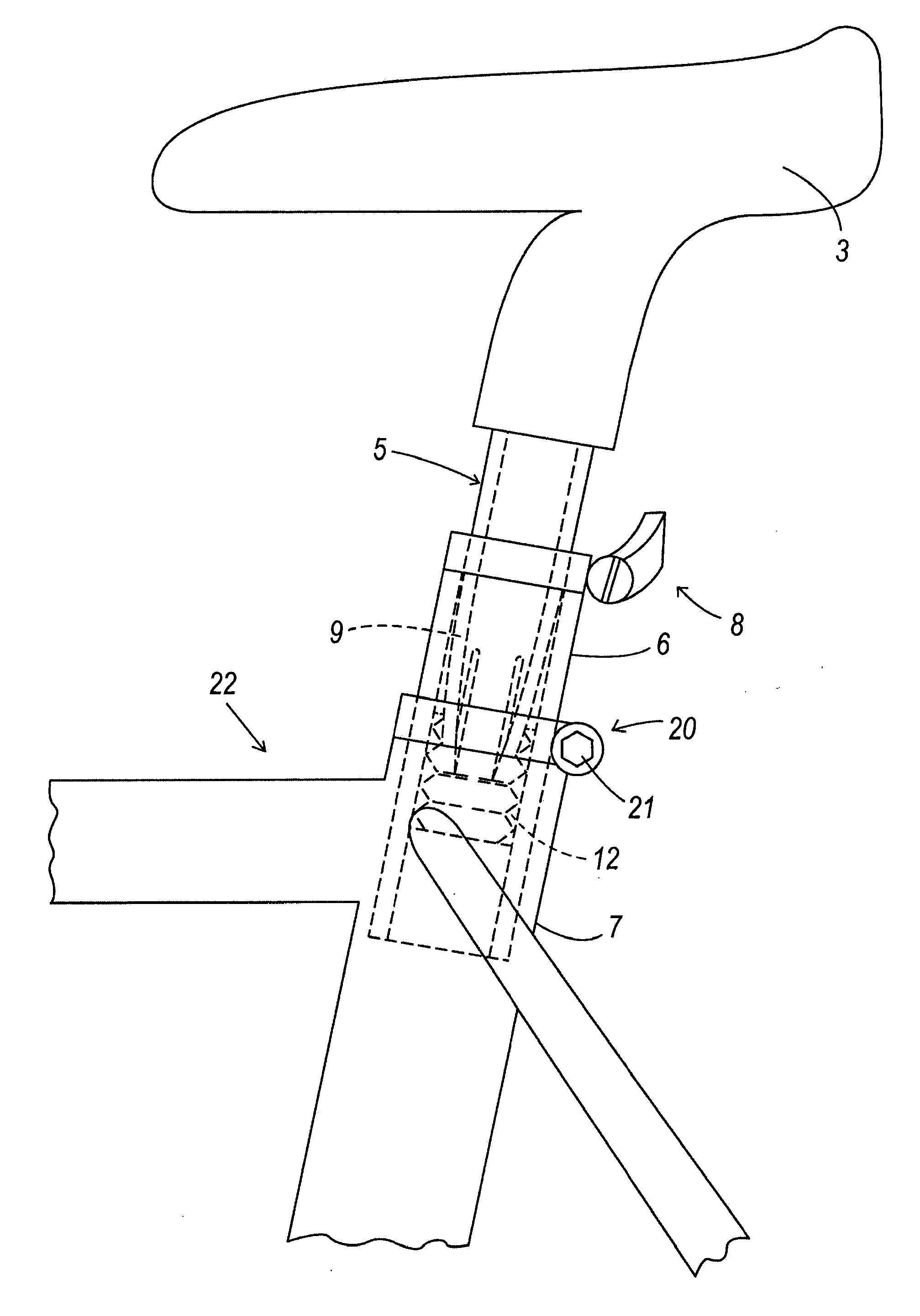 Height Adjustment Device For Saddles Or Handlebars