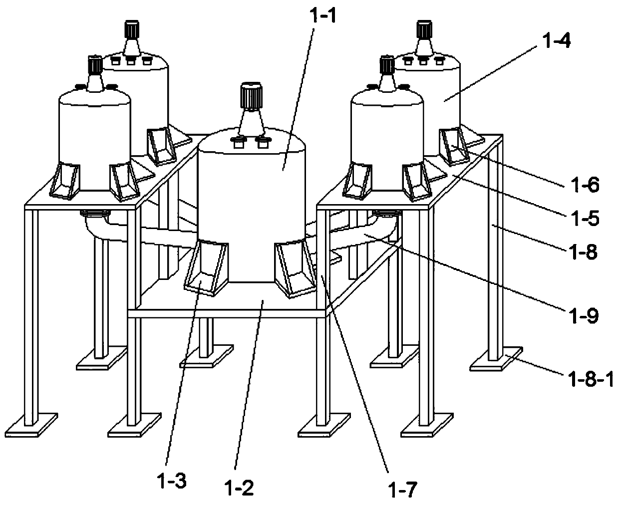 High-adsorbability nanofiber preparing tool