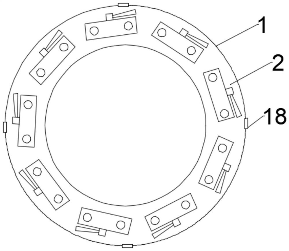 A construction reinforcement cage hoisting reinforcement structure