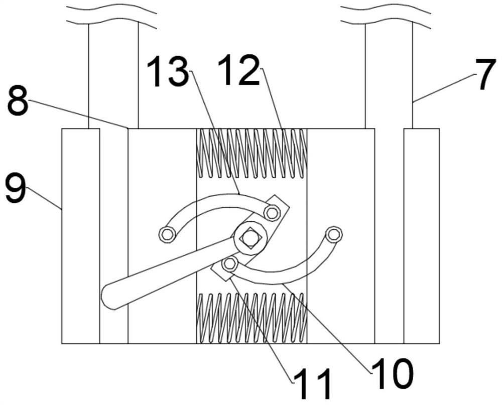 A construction reinforcement cage hoisting reinforcement structure