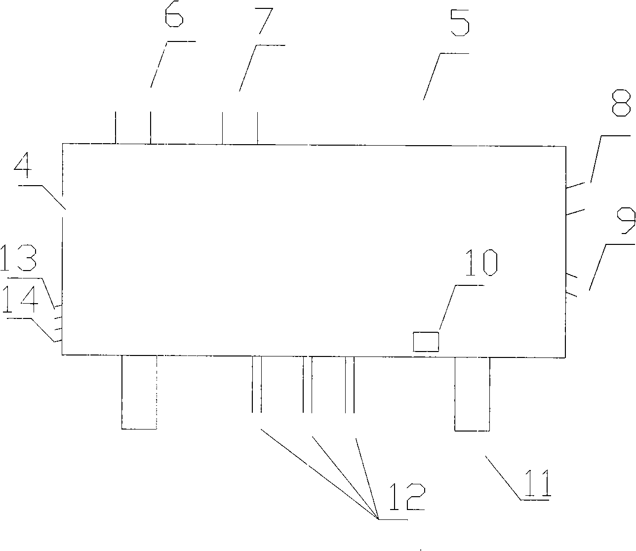 Direct lead smelting method in molten pool and its device