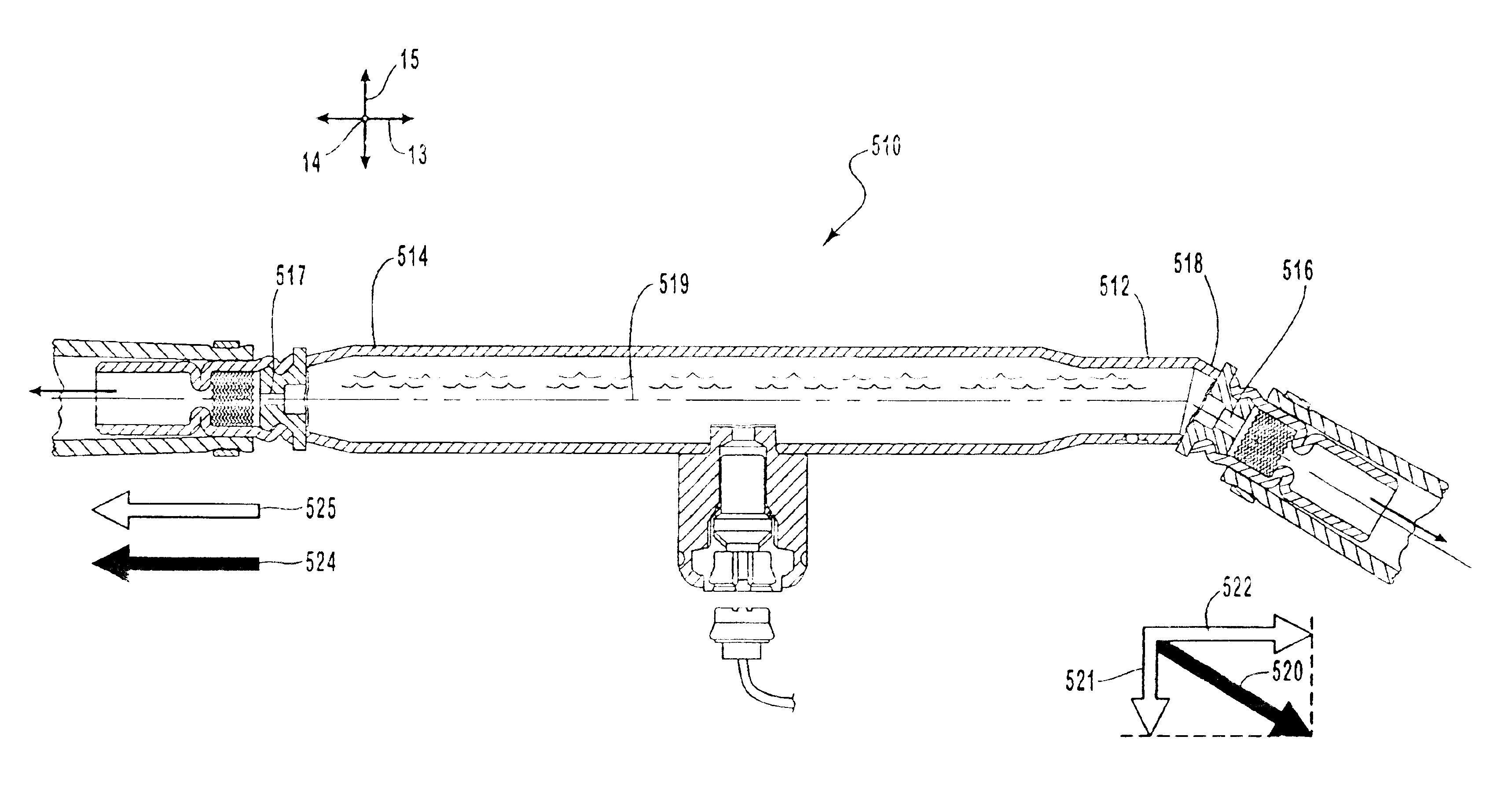 Biaxial flow inflator with independently adjusted gas orifices