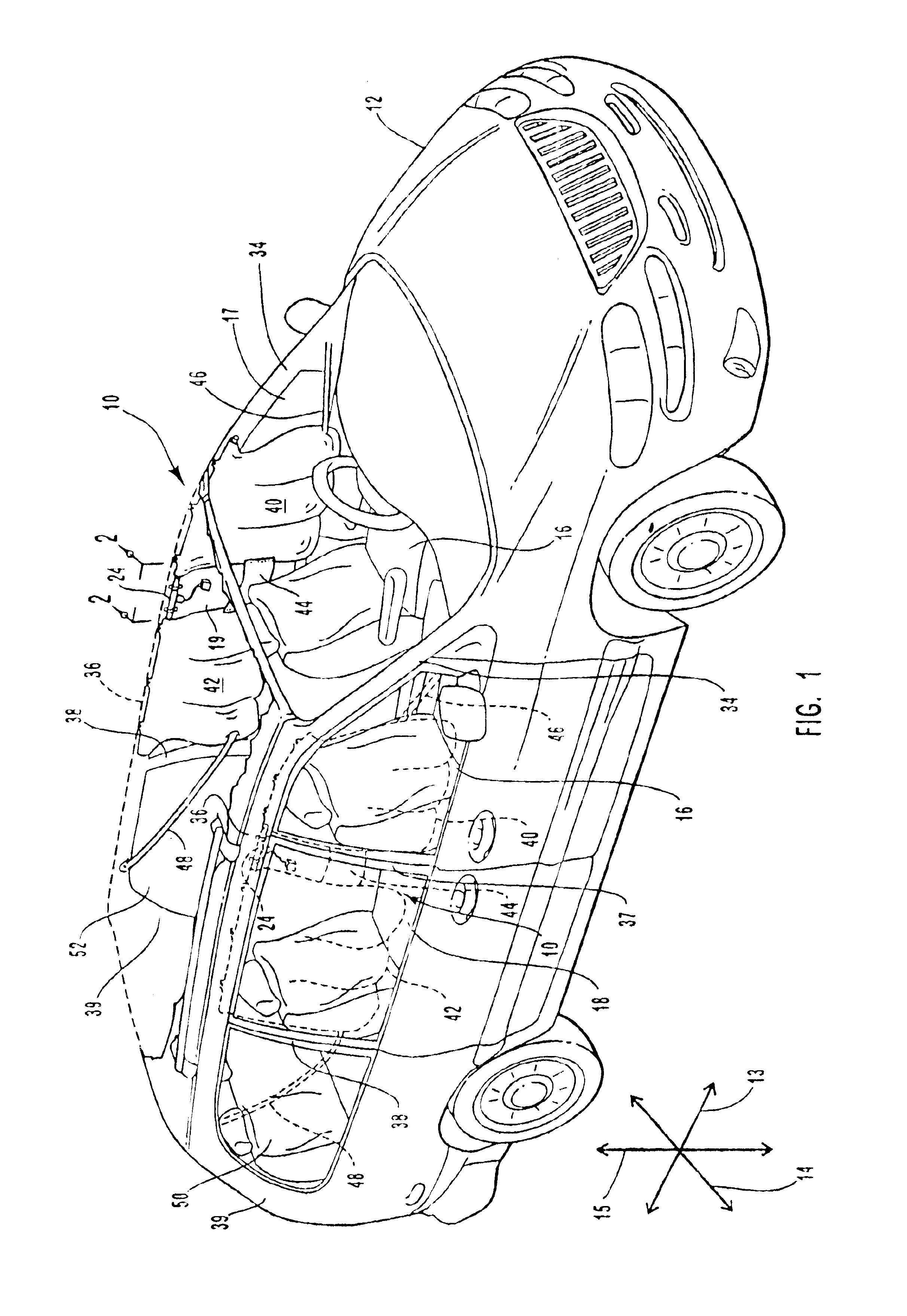 Biaxial flow inflator with independently adjusted gas orifices