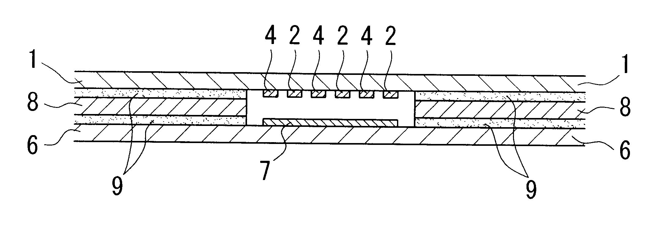 Film pressure sensitive resistor and pressure sensitive sensor