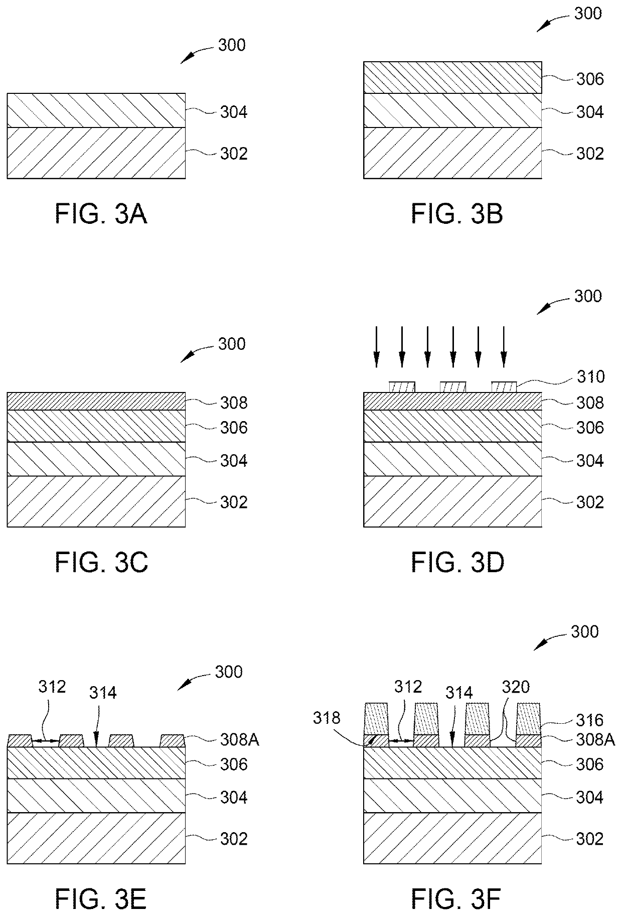 Selective deposition of carbon on photoresist layer for lithography applications