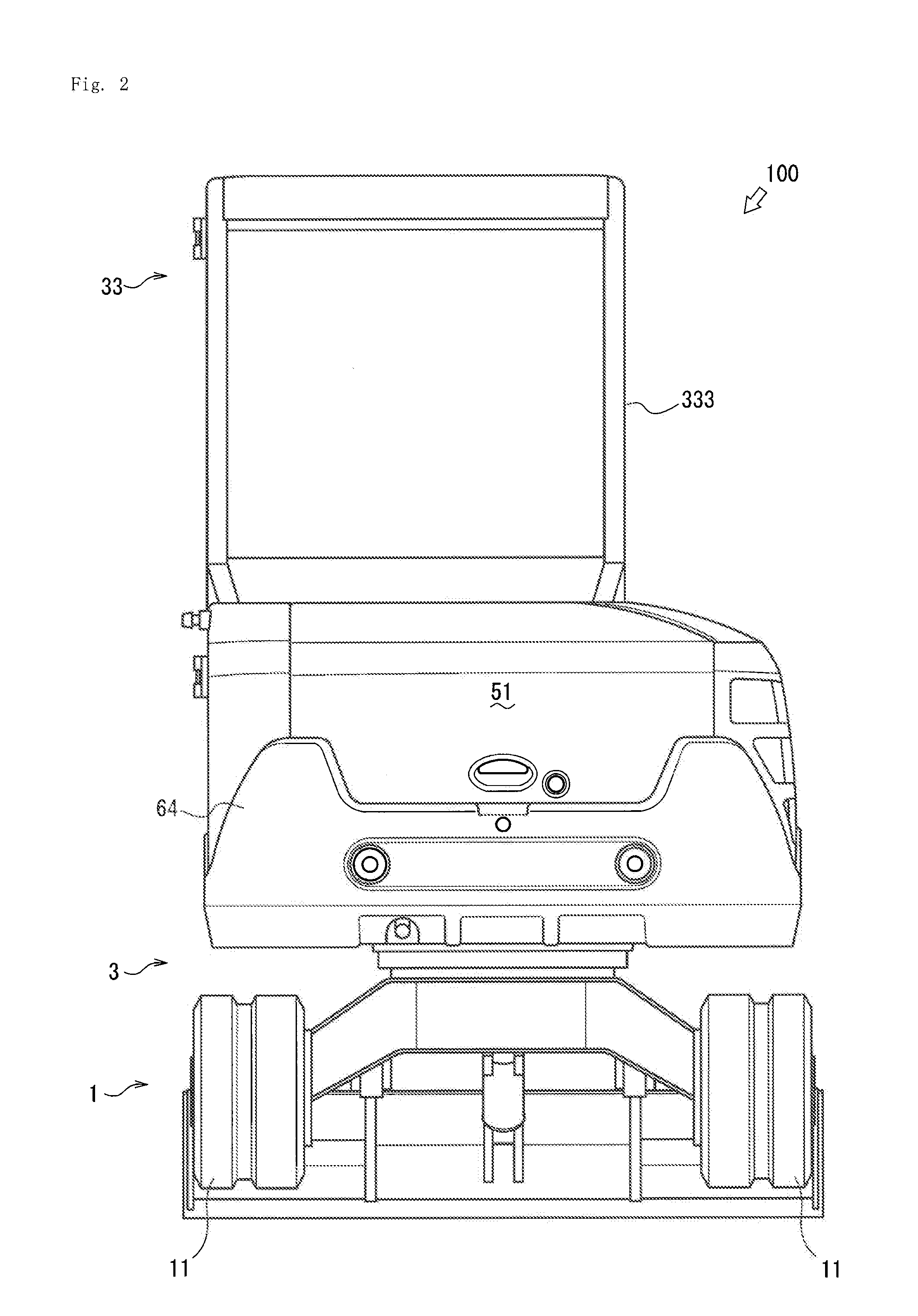 Attaching structure for door of working vehicle