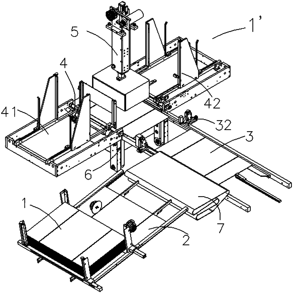 Medium and high density board box making machine and box making method thereof