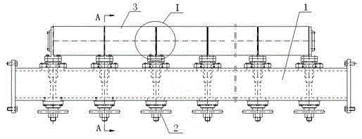 Mechanical adjustment of multi-section curved rollers