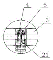 Mechanical adjustment of multi-section curved rollers