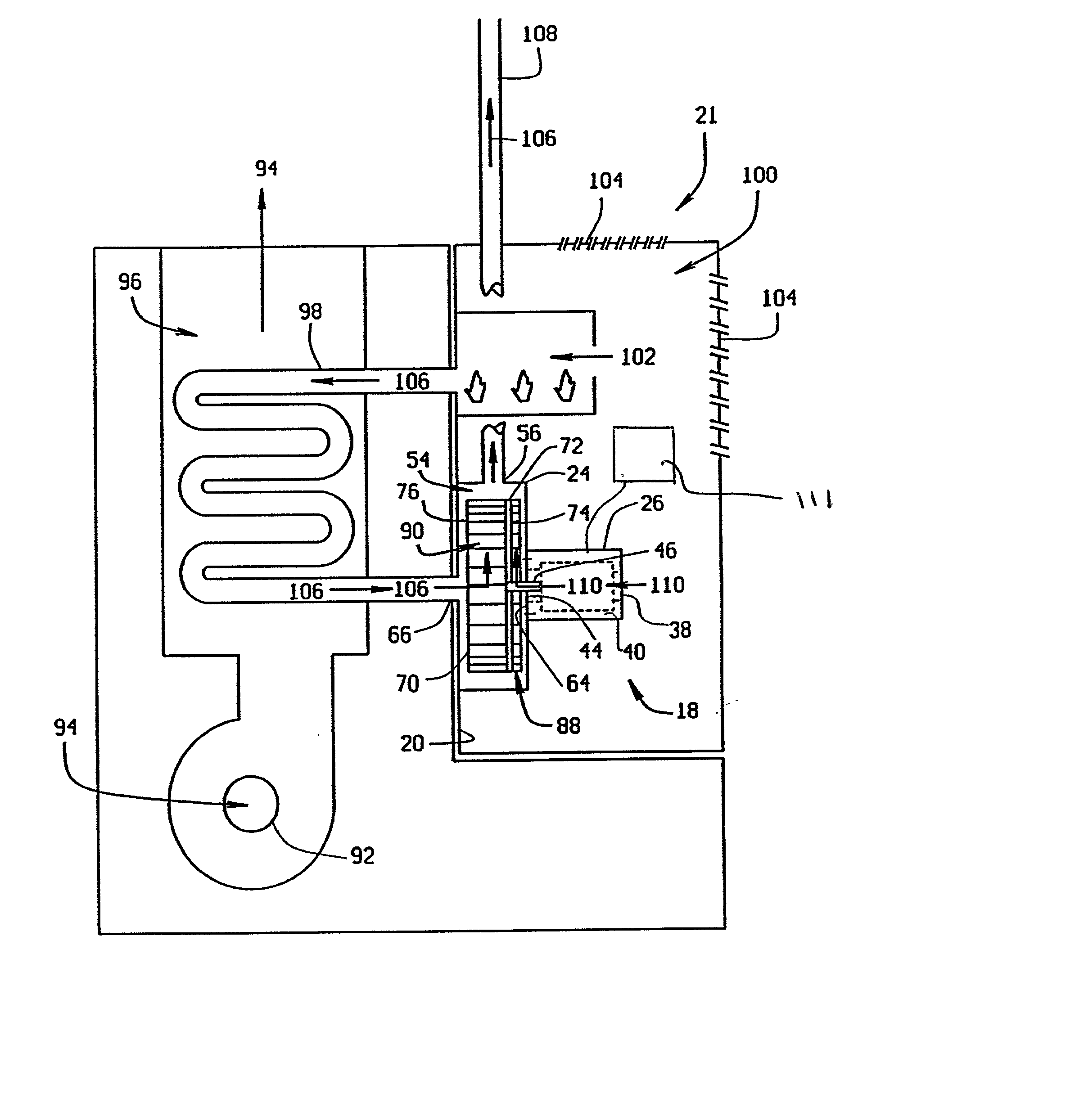 Apparatus for and method of operating a furnace blower to evaporate condensate within an exhaust flue