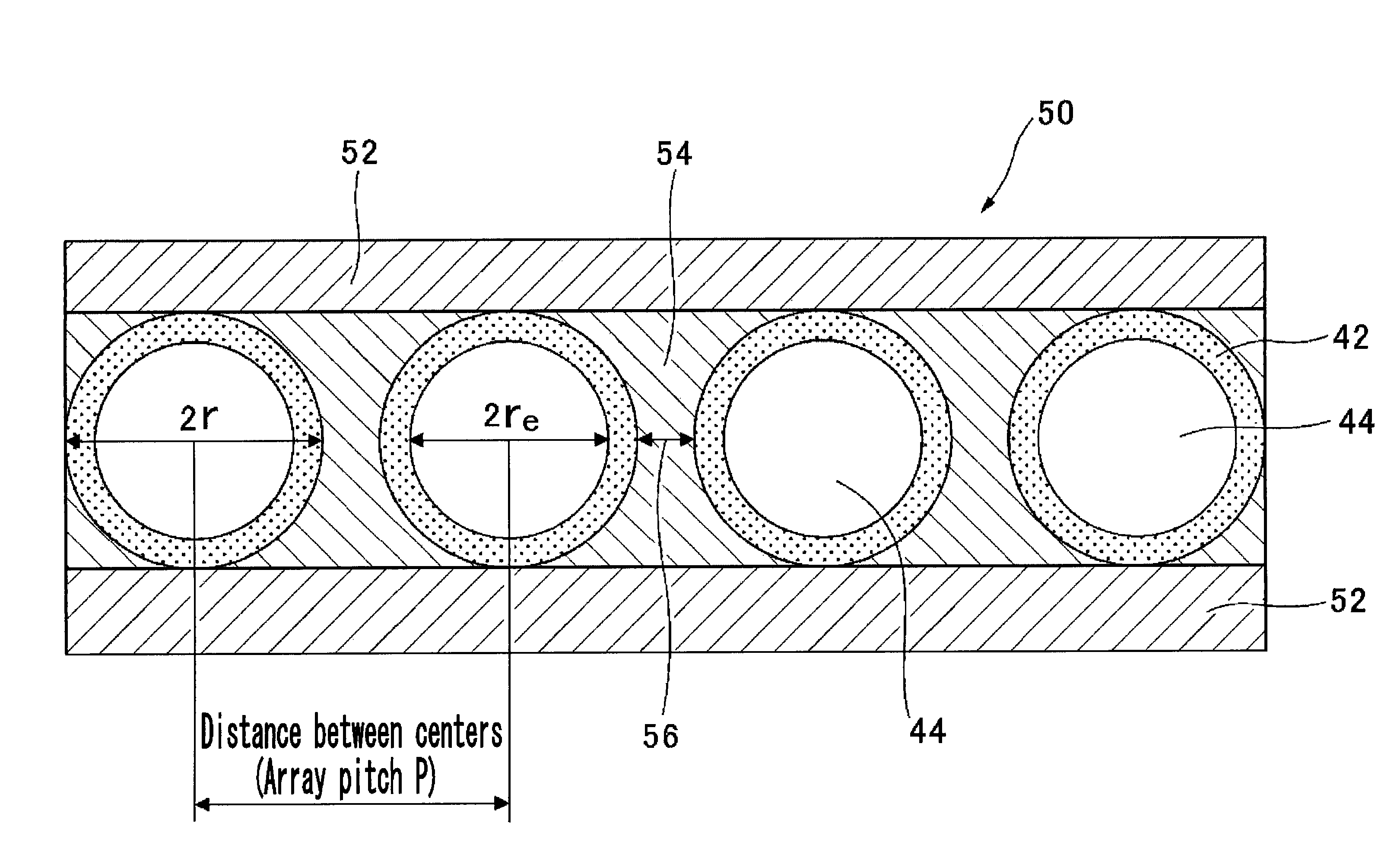 Rod lens array and image sensor head that uses same