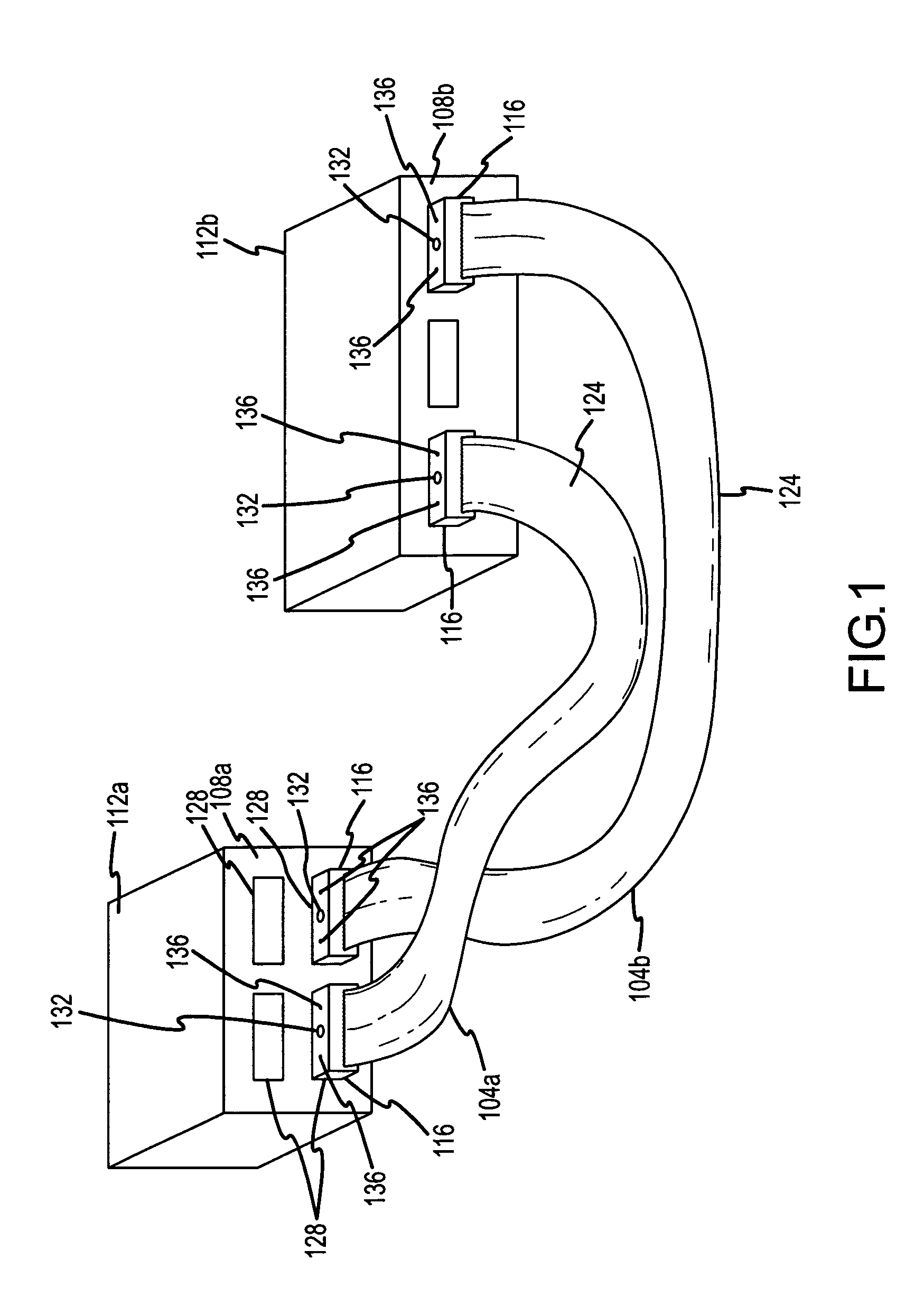 Embedded cable connection identification circuits