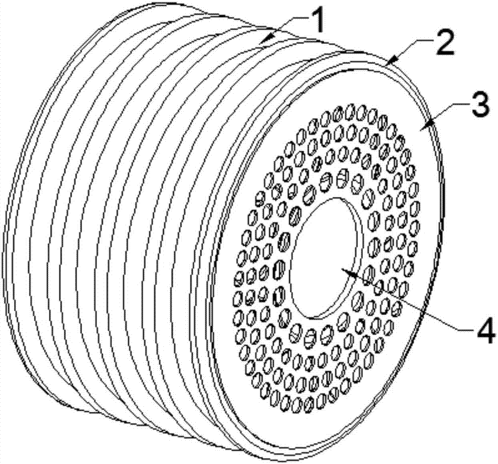 Rope sheave with good dustproof function