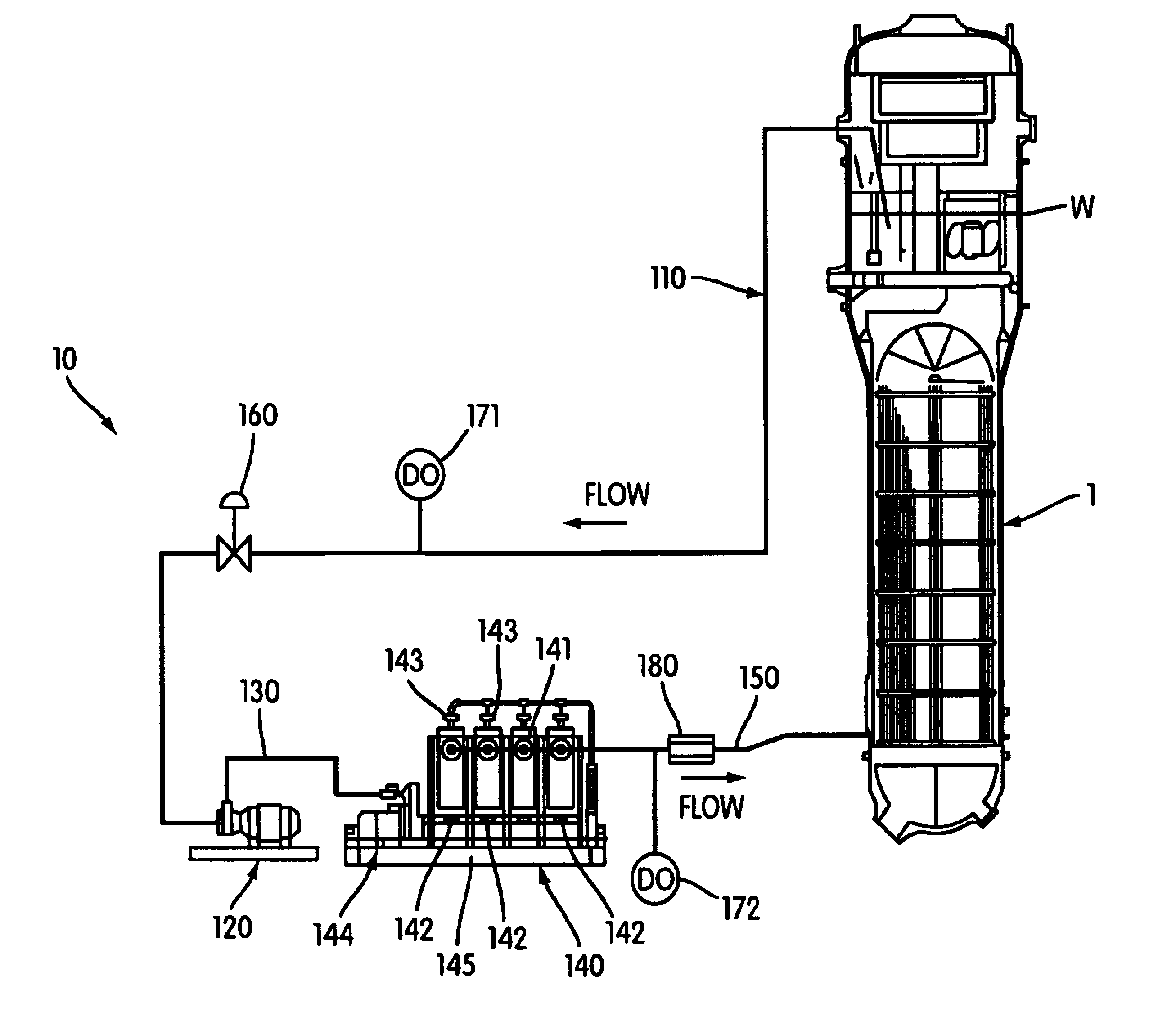 Liquid degassing system for power plant system layup