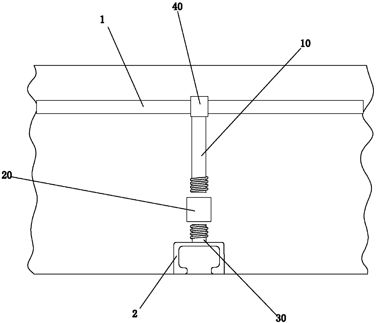 Embedded channel positioning device for subway segments and method for applying embedded channel positioning device