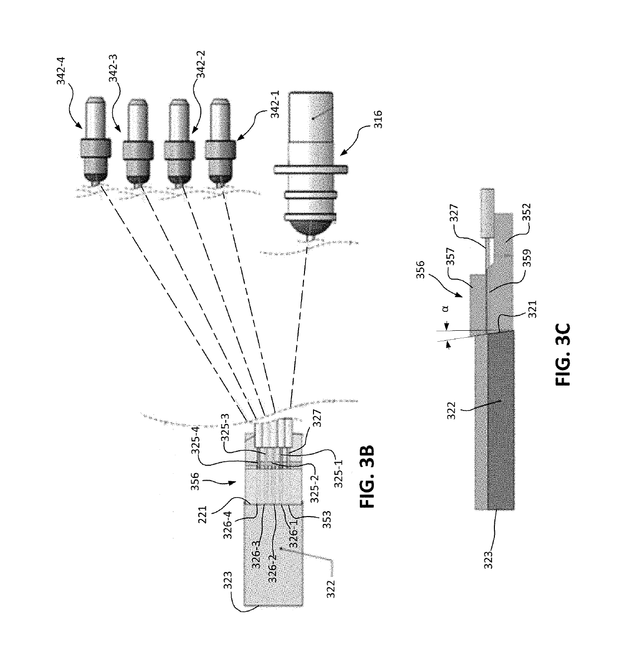 Techniques for indirect optical coupling between an optical input/output port of a subassembly housing and an arrayed waveguide grating (AWG) device disposed within the same